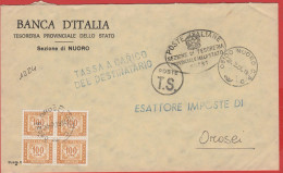 ITALIA - Storia Postale Repubblica - 1984 - 4x 100 Segnatasse - Banca D'Italia - Tassa A Carico Del Destinatario - Viagg - 1981-90: Marcofilie