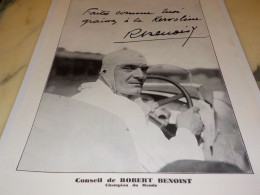 ANCIENNE PUBLICITE CONSEIL DE ROBERT BENOIST HUILE KERVOLINE  1929 - Advertising