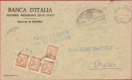 ITALIA - Storia Postale Repubblica - 1984 - 4x 100 Segnatasse - Banca D'Italia - Tassa A Carico Del Destinatario - Viagg - 1981-90: Marcophilia