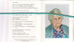 Marie-Germaine Laquiere-Descheemaeker, Izegem 1911, Kuurne 1993. Foto - Todesanzeige