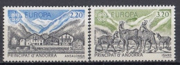 FRENCH ANDORRA 369-370,unused - 1986