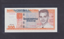 CUBA 200 PESOS 2023 SC/UNC REMPLAZO - REPOSICIÓN (REPLACEMENT) - Cuba