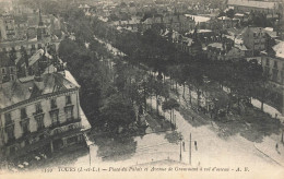 P5-33-Tours - Place Du Palais Et Avenue De Grammont à Vol D'oiseau -VUE   PANORAMIQUE - Tours