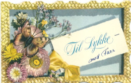 DK155_HAPPY  75 YEARS BIRTHDAY * WRITTEN BACKSIDE, FOLDING CARD - Geburtstag