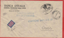 ITALIA - Storia Postale Repubblica - 1985 - 500 Segnatasse - Banca D'Italia - Tassa A Carico Del Destinatario -Viaggiata - Impuestos