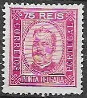 Ponta Delgada Mint No Gum 1892 8 Euros Perf 12,5 - Ponta Delgada