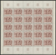 N° 1641 1 Fr Carpeaux Feuille De 25 Ex. Neufs ** MNH Vendue à La Valeur Faciale TB Voir Suite - Volledige Vellen