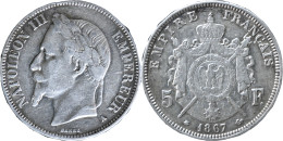 FRANCE - 1867 - 5 Francs Napoléon III - Paris (A) - ARGENT 900‰ - 20-167 - 5 Francs