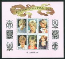 Gabon - 1998 Diana Kleinbogen MNH__(THB-2336) - Gabon