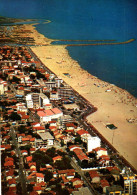 RECTO/VERSO - CPSM - CANET PLAGE - ALAIN PERCEVAL - VUE PHOTO AERIENNE SUR LES JETEES DU PORT - Canet Plage