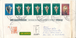 Brazil Cover Sent Air Mail To Germany 27-1-1978 With A Lot Of Topic Stamps (the Cover Is Bended In Left And Right Side) - Covers & Documents