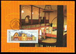 Mk Sweden Maximum Card 1996 MiNr 1938 |Traditional Buildings.Business Commercial Premises.Motala Assembly Hall #max-0112 - Maximum Cards & Covers