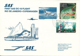 Brazil First SAS Flight DC-10 Rio De Janeiro - Copenhagen 1-11-1979 - Brieven En Documenten