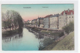 39066621 - Augsburg Mit Vogelmauer Gelaufen, Mit Marke Und Stempel Von 1909. Gute Erhaltung. - Augsburg