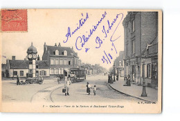 CALAIS - Place De La Nation Et Boulevard Victor Hugo - Très Bon état - Calais