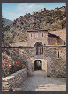 102100/ VILLEFRANCHE-DE-CONFLENT, Porte Saint-Pierre Avec Statue En Bois Du XIVe. - Autres & Non Classés