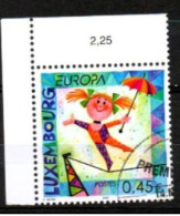 LUXEMBOURG, LUXEMBURG 2002, SATZ MI 1579 , YV 1524 ,  EUROPA, ZIRKUS, ESST GESTEMPELT, OBLITÉRÉ - Used Stamps