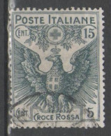 ITALIA 1915 - Croce Rossa 15+5 C. - Oblitérés