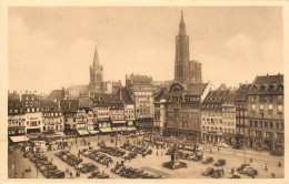 Postcard France Strasbourg Place Kleber - Sonstige & Ohne Zuordnung