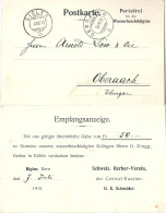 PK  "Portofrei Für Die Wasserbeschädigten"  Biglen - Oberaach       1910 - Enteros Postales