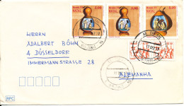 Brazil Cover Sent To Germany 17-12-1977 Christmas Stamps - Covers & Documents