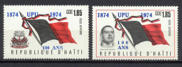 Haiti 1974 UPU Centenary Set Of 2 MNH - U.P.U.