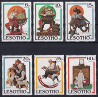 MiNr. 348 - 353 Lesotho 1981, 5. Okt. Weihnachten - Postfrisch/**/MNH - Lesotho (1966-...)