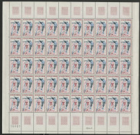 N° 1650 45 Ct ATHLETISME Feuille De 50 Ex. Neufs ** MNH Cote 25 € Voir Suite - Hojas Completas