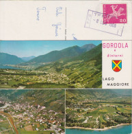 AK  "Gordola E Dintorni"  (Bahnstempel TENERO)        1968 - Briefe U. Dokumente