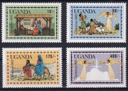 MiNr. 390 - 393 Uganda 1983, 12. Dez. Weihnachten - Postfrisch/**/MNH - Lesotho (1966-...)