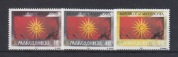 Macedonia Nuovi :  1993  N. 4-6 ** - Macedonia Del Nord