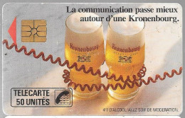 CARTE-PUBLIC-50U-F90Aa.681.1.-GEM1B-KRONENBOURG -Grande FLECHE-V° N°5 CHIFFRES1LETTRE-N°275O6L-O A La Place 0-UTIL-TBE - 1989