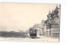 LE TOUQUET PARIS PLAGE - Le Tramway Sur Le Boulevard De La Mer - Très Bon état - Le Touquet