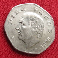 Mexico 10 Pesos 1976 Mexique Mexiko Messico W ºº - Mexique