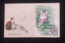 C) 1990. VIET NAM. FDC. CAT STAMP. XF - Viêt-Nam