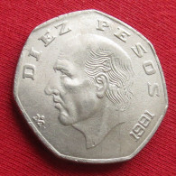 Mexico 10 Pesos 1981 Mexique Mexiko Messico W ºº - Mexique