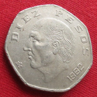 Mexico 10 Pesos 1982 Mexique Mexiko Messico W ºº - Mexique