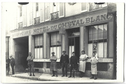 NEMOURS - Hôtel Du Cheval Blanc - CARTE PHOTO - Nemours
