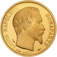 France, 20 Francs, Louis-Napoléon Bonaparte, 1993, MDP, Or, Refrappe, FDC - Autres & Non Classés