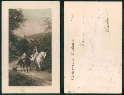 [ OT 015704 ] - FINE ARTS - PAINTING - HEWWOOD HARDY PROMENADE MATINALE HORSE CHEVAL - Malerei & Gemälde