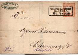 Deutsches Reich 18 Auf Brief Als Einzelfrankatur Ortsbrief #KY606 - Autres & Non Classés
