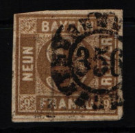 Bayern 11 Gestempelt Dünne Stelle Seltener OMr. 350 "Neustadt" #KY790 - Used