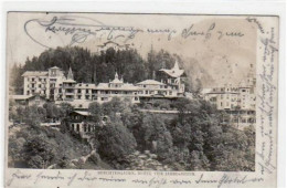 39046621 - Berchtesgaden Mit Hotel Vier Jahreszeiten Gelaufen Von 1905. Leichte Stempelspuren, Kleiner Knick Unten Rech - Berchtesgaden