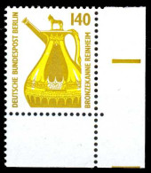 BERLIN DS SEHENSW Nr 832 Postfrisch ECKE-URE X1435BA - Unused Stamps