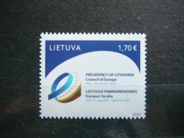 Presidency In Council Of Europe. Flag # Lietuva Litauen Lituanie Litouwen Lithuania # 2024 MNH #4 - Lituanie