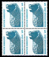 BRD DS SEHENSW Nr 1448u Postfrisch VIERERBLOCK X27530A - Unused Stamps