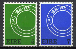 Ireland 1974 UPU Centenary Set Of 2 MNH - U.P.U.