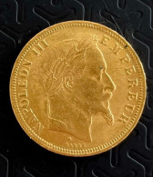 Second Empire - 50 Francs Or Napoléon III Tête Lauree 1863 BB Paris - 50 Francs (goud)