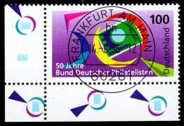 BRD 1996 Nr 1878 Zentrisch Gestempelt ECKE-ULI X2CF66A - Used Stamps