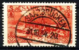 SAARGEBIET 1926 Nr 119 Zentrisch Gestempelt X3532D6 - Gebraucht